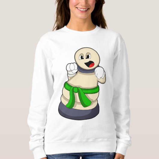 Sweatshirt Pièce d'échecs Pion aux échecs (Devant)