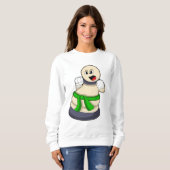 Sweatshirt Pièce d'échecs Pion aux échecs (Devant entier)