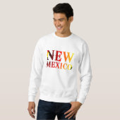 Sweatshirt PIÈCE EN T Nouveau Mexique (Devant entier)