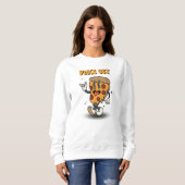 Sweatshirt Piece Out, Retro, drôle Thanksgiving (Devant entier)