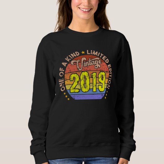 Sweatshirt Pièce unique et de millésime 2019 (Devant)