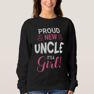 Sweatshirt Pieds bébé Mère enceinte Fière Nouveau Oncle C'est