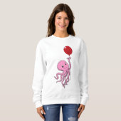 Sweatshirt Pieuvre avec Ballon (Devant entier)