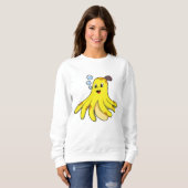 Sweatshirt Pieuvre en banane (Devant entier)