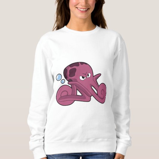 Sweatshirt Pieuvre en moto (Devant)