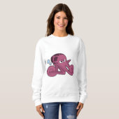 Sweatshirt Pieuvre en moto (Devant entier)