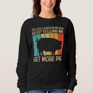 Sweatshirt Pig For Men Women Pig Farmer Farm Farming
