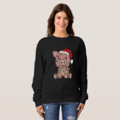 Sweatshirt Pig Merry Christmas Winter Pigs Christmas 1 (Devant entier)