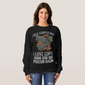 Sweatshirt Pigeon And Pigeon Racer (Devant entier)