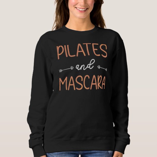 Sweatshirt Pilates Et Mascara Fitness Exercice Formation Trav (Devant)