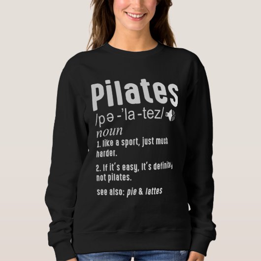 Sweatshirt Pilates Instructor Trainer Enseignant 18 (Devant)