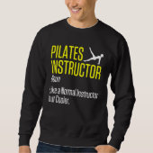 Sweatshirt Pilates Instructor Trainer Enseignant 33 (Devant)