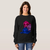 Sweatshirt Pile de fentes bisexuelle (Devant entier)