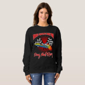 Sweatshirt Pilote de Bateau de Drag pour Course de Bateau de (Devant entier)