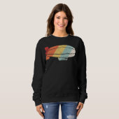 Sweatshirt Pilote de dirigeable Rétro Dirigeable, dirigeable (Devant entier)