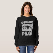 Sweatshirt Pilote De Drone Rc Uav - Drone Quadcopter (Devant entier)