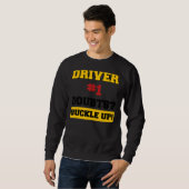 Sweatshirt Pilote de voiture de course de course de course à  (Devant entier)