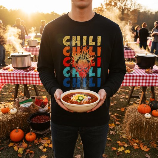 Sweatshirt Piment fumant