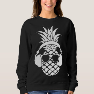 Sweatshirt Pineappa Fruit Beach Bar Sunny Funny Vacation Mod