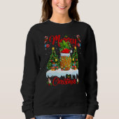 Sweatshirt Pineapple Fruit Lights Xmas Tree Santa Pineapple C (Devant)