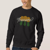 Sweatshirt Pineapples Upside Down   Swinger Couple Polyamory (Devant)