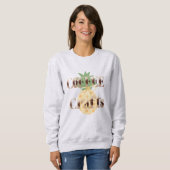 Sweatshirt Pineappy Tropical Coffee Crafts Typographie (Devant entier)