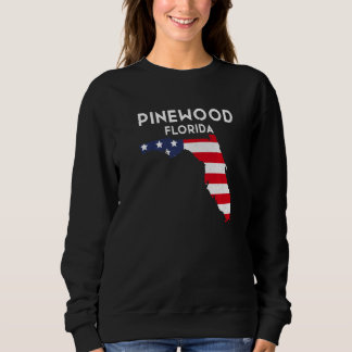 Sweatshirt Pinewood Florida USA State America Travel Floridia