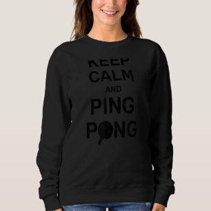 Sweatshirt Ping Pong Table Tennis 1