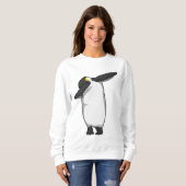 Sweatshirt Pingouin à Hip hop Dance Dab (Devant entier)