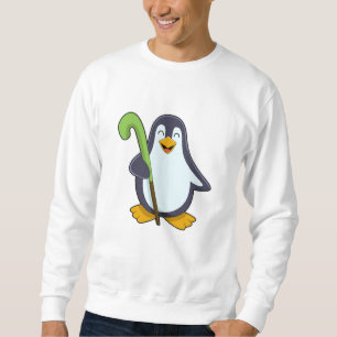 Sweatshirt Pingouin à Hockey avec chauve-souris de hockey