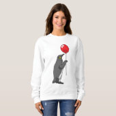 Sweatshirt Pingouin avec ballon (Devant entier)