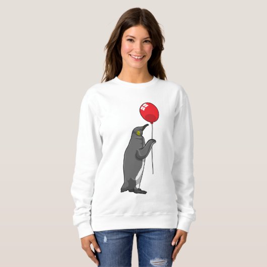 Sweatshirt Pingouin avec ballon (Devant entier)