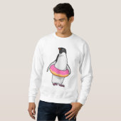 Sweatshirt Pingouin avec Donut (Devant entier)