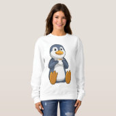 Sweatshirt Pingouin avec la coupe du café (Devant entier)