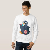 Sweatshirt Pingouin fléchettes fléchettes (Devant entier)