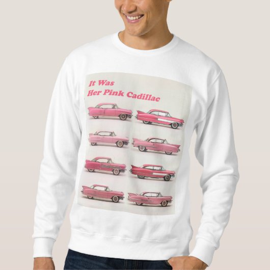 SWEATSHIRT PINK CADILLAC (Devant)