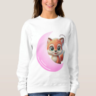 Sweatshirt Pink Moon Fox Cute T-Shirt – Aesthetic Kawaii