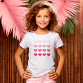 Sweatshirt Pink Ombre Hearts Valentines