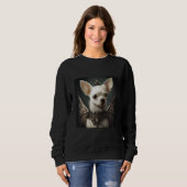 Sweatshirt PinkFluffDesigns Princesse Goth-huahua (Devant entier)