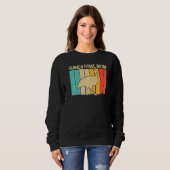 Sweatshirt Pintade pour maman mère oiseau ferme avicole (Devant entier)