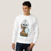 Sweatshirt Pion de jeu d'échecs (Devant entier)