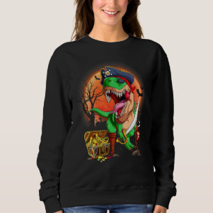 Sweatshirt Pirate Dinosaure Rex Jackolantern Halloween Effray