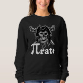 Sweatshirt Pirate Double Signification Pi 3 14 Symbole Mathém (Devant)