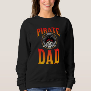 Sweatshirt Pirate Papa Crâne Et Crossbones
