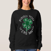 Sweatshirt Pirish You Were Math Lucky C St Patrick's Day Dist (Devant)