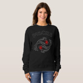 Sweatshirt Pisces Dark Astrology | Minimal Occult Zodiac (Devant entier)