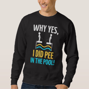 Sweatshirt Piscine Piscine Fanatique Professionnel Sw