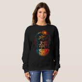 Sweatshirt Piste cyclable Retro Kent Island (Devant entier)