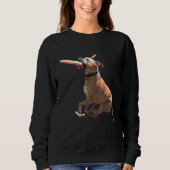 Sweatshirt Pit Bull Frisbee Graphisme Pit Bull Terrier imprim (Devant)
