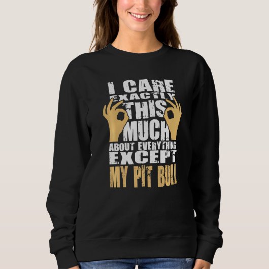 Sweatshirt Pit Bull Pit (Devant)